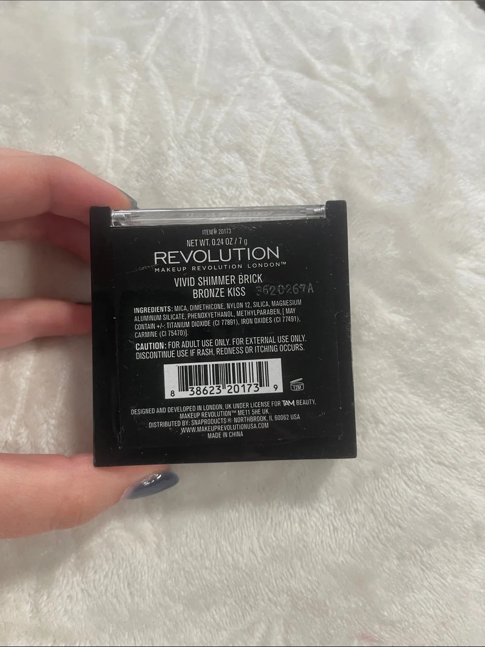 Shimmering Rose Gold Baked Eyeshadow Palette - Multi-Tone